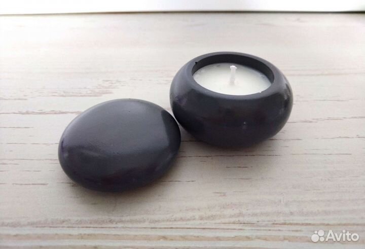 Ароматическая свеча с маслом ши и цветы Манои