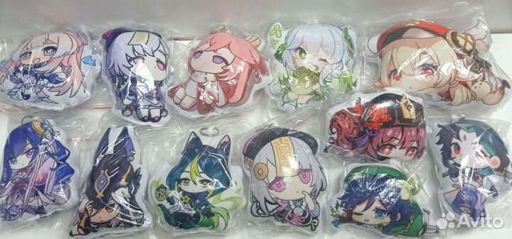 Аниме значки и брелоки