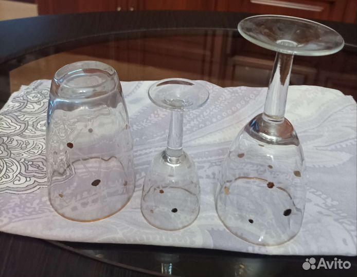 Набор фужеров рюмок, стаканов