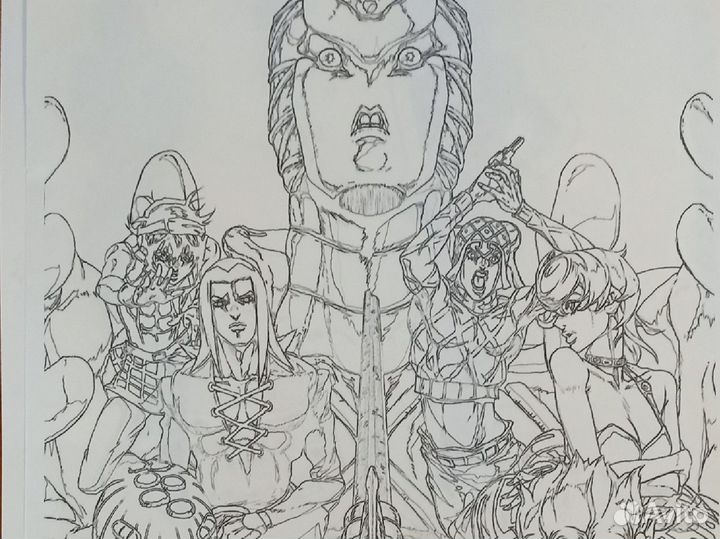 Jojo, наклейки, открытки