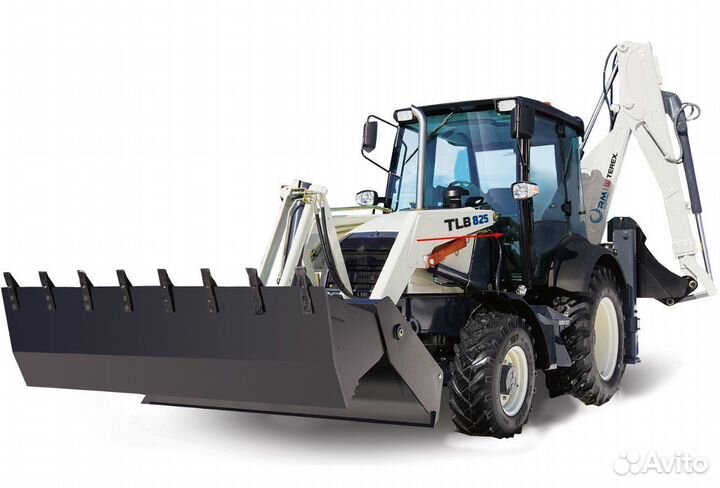 Стекло лобовое нижнее для погрузчика Терекс