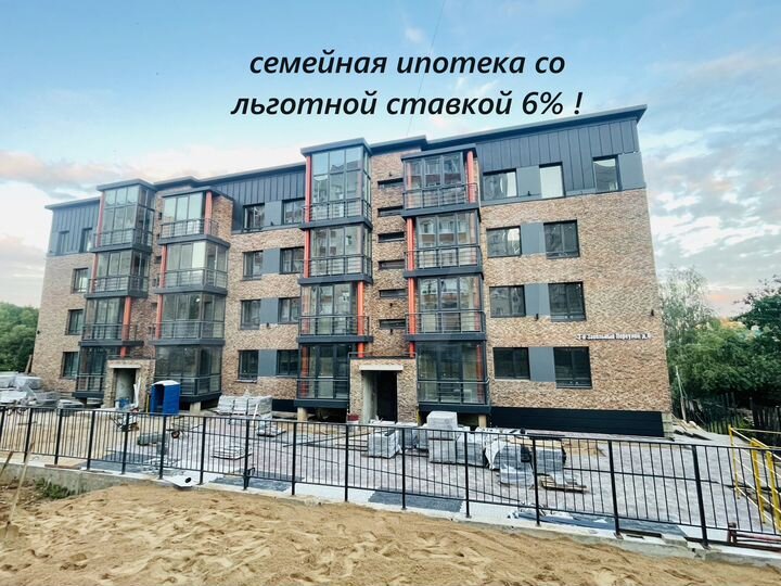 1-к. квартира, 46,9 м², 2/4 эт.