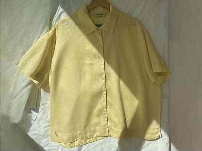 Рубашка летняя лимонная