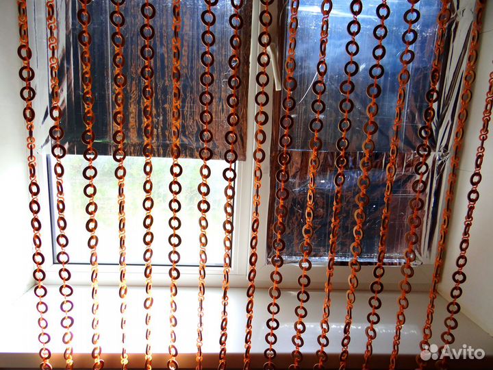 Декоративные шторы из дерева