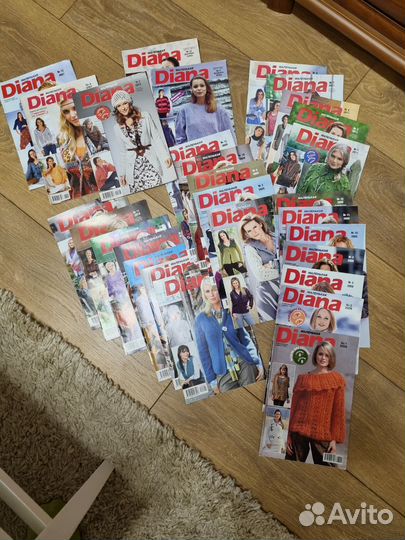 Диана вязание спицами и крючком