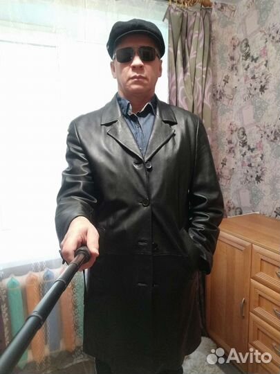 Плащ тренч мужской длинный