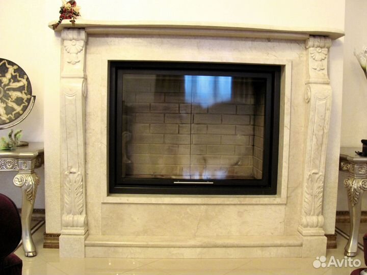 Камины и каминные полки из мрамора и гранита