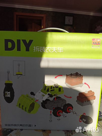 Конструктор трактор с отверткой