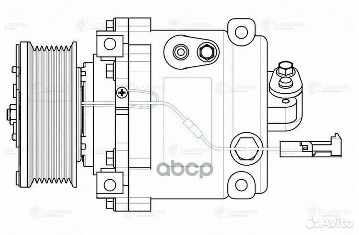 Lcac 01214 Компрессор кондиционера LADA 4X4 URB