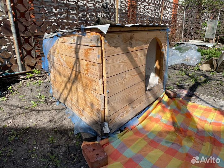 Будка для собаки утепленная