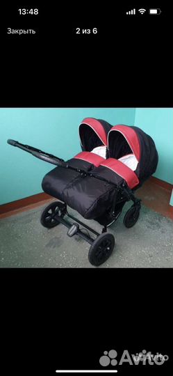 Коляска для двойни