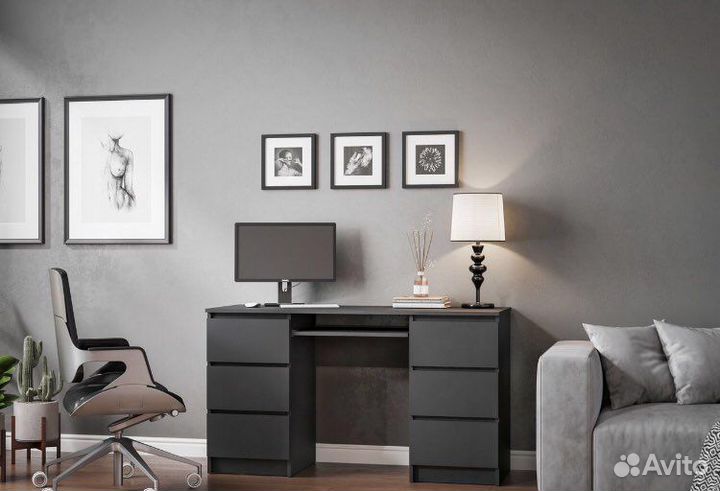 Стол Мори две тумбы