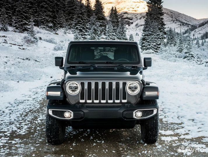 Стекло фары Jeep Wrangler 2018 - 2023