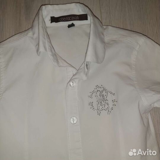 Блузка рубашка школьная для девочки 116