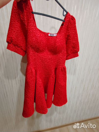 Вечернее платье 46 размера красное