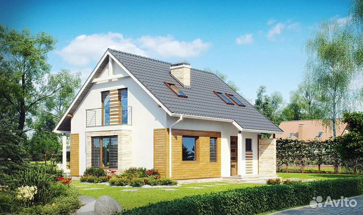 Каркасный дом 120 м2