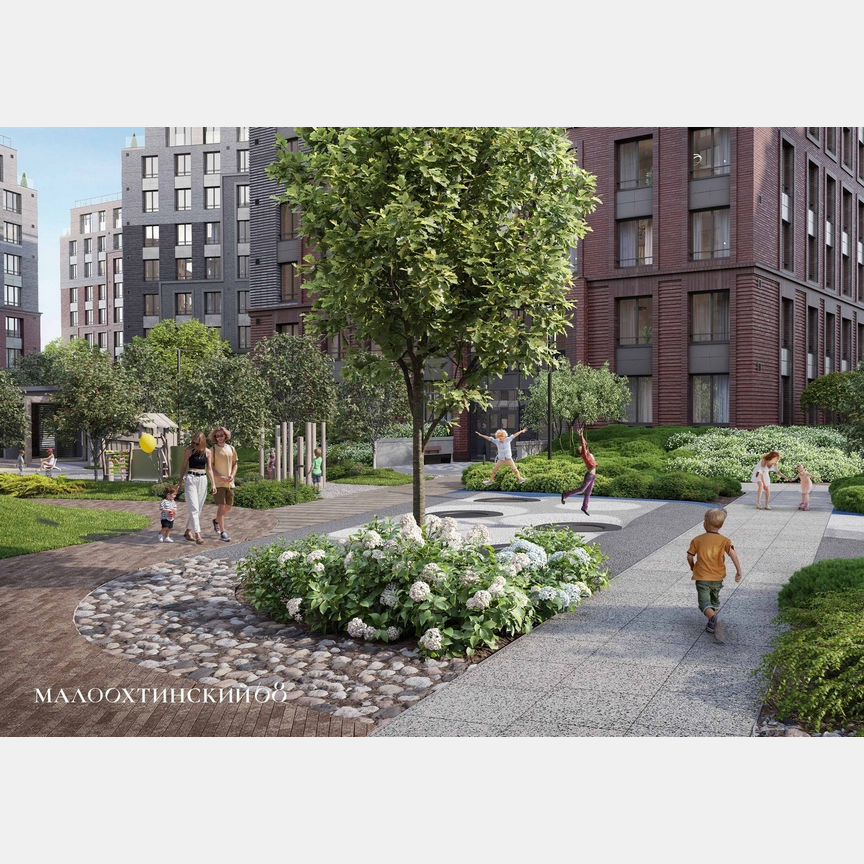 2-к. квартира, 77,4 м², 4/9 эт.
