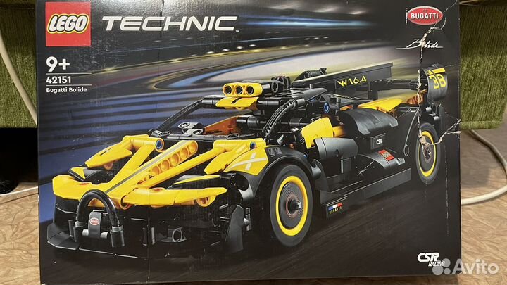 Конструктор lego technic бугатти болид