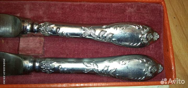 Столовые ножи зiш; Ножи мнц СССР мельхиор