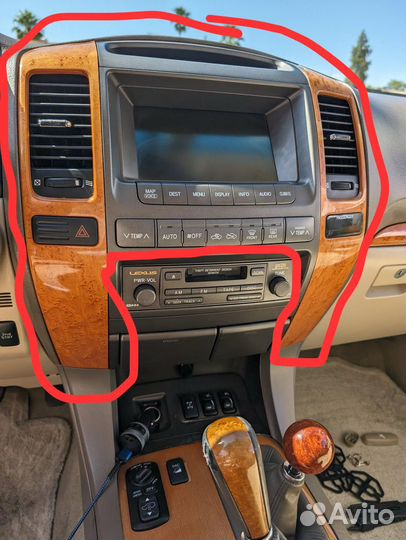 Lexus GX470/Prodo 120 магнитола Android