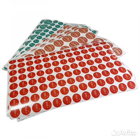 Печать наклеек, стикеров, этикеток, стикерпаков