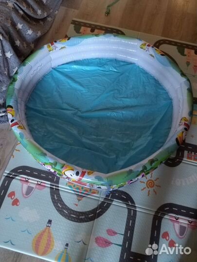 Детский надувной бассейн бу