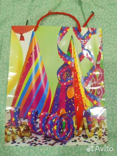 Пакеты подарочные новые