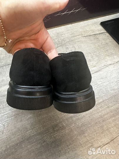 Лоферы (туфли)черные 32 в школу