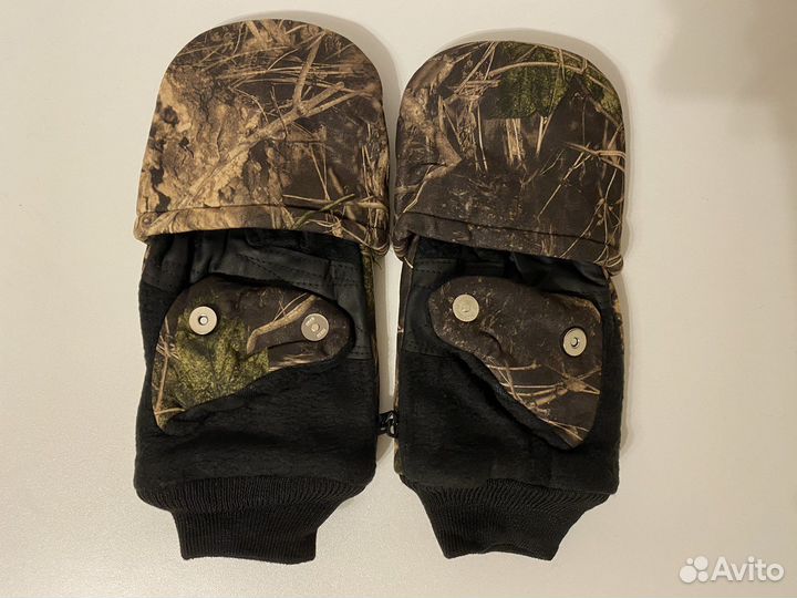 Перчатки-варежки зимние