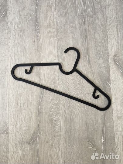 Плечики вешалки черные для одежды Икеа