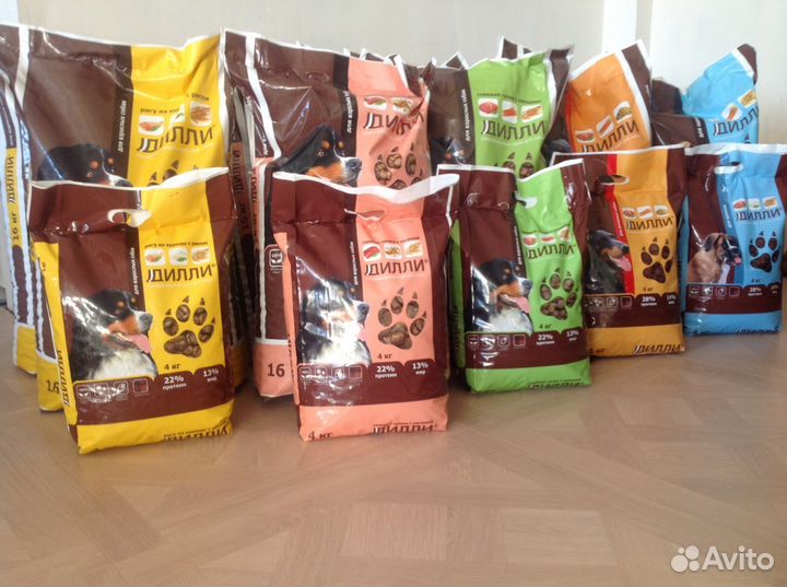 Продам сухой корм дилли для собак и щенков