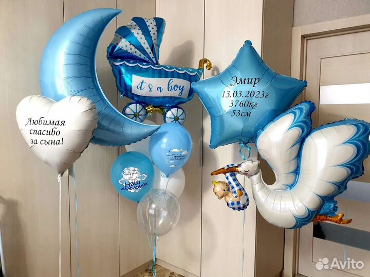 Шары на выписку с доставкой