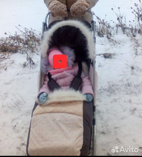 Детские санки коляска бу