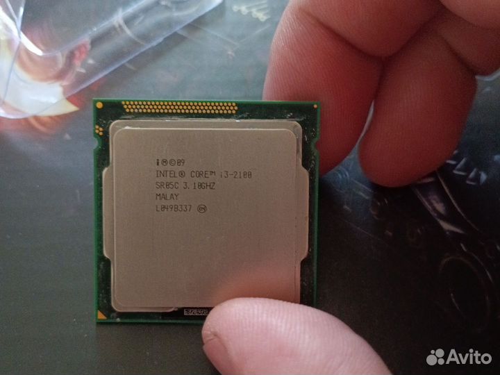Процессор 1155 i3 2100 + кулер тихий ddr3 4gb
