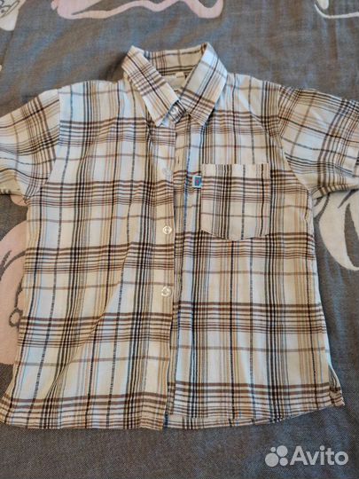 Легкая рубашка на мальчика
