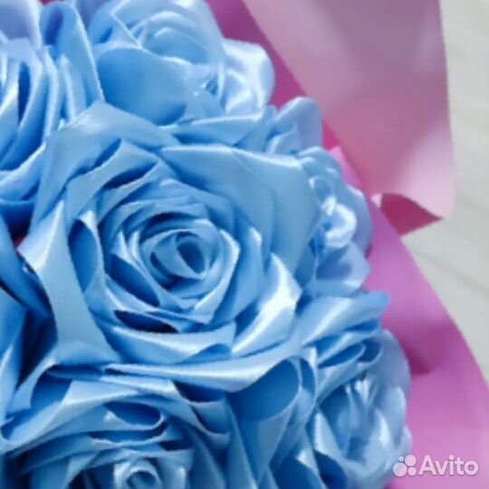 Букет из атласных лент