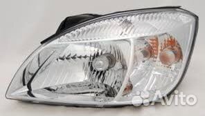 Фара rio 2 05-09 в наличии хром
