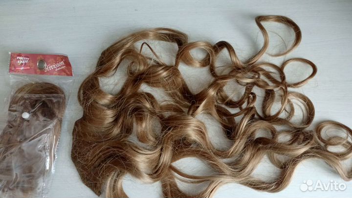 Накладные волосы на заколках