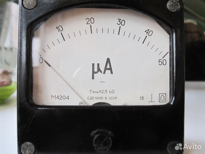 Микроамперметр М4204 на 50мкА