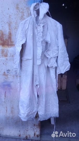 Комбинезон белый хб, (противочумник). Раритет СССР