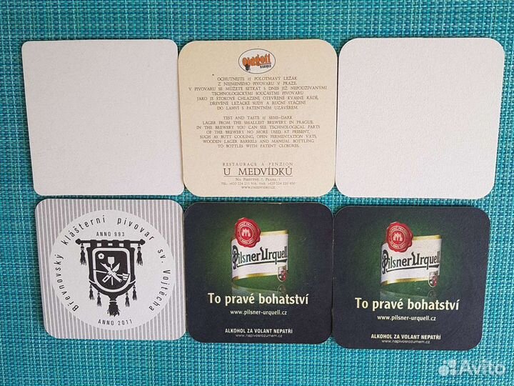 Пивные подставки, пивной путеводитель по Праге