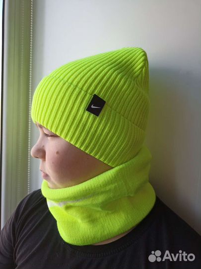Комплект шапка + снуд весна новые