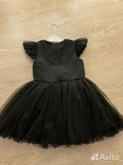 Чёрное платье для девочки(104-110) 5 лет