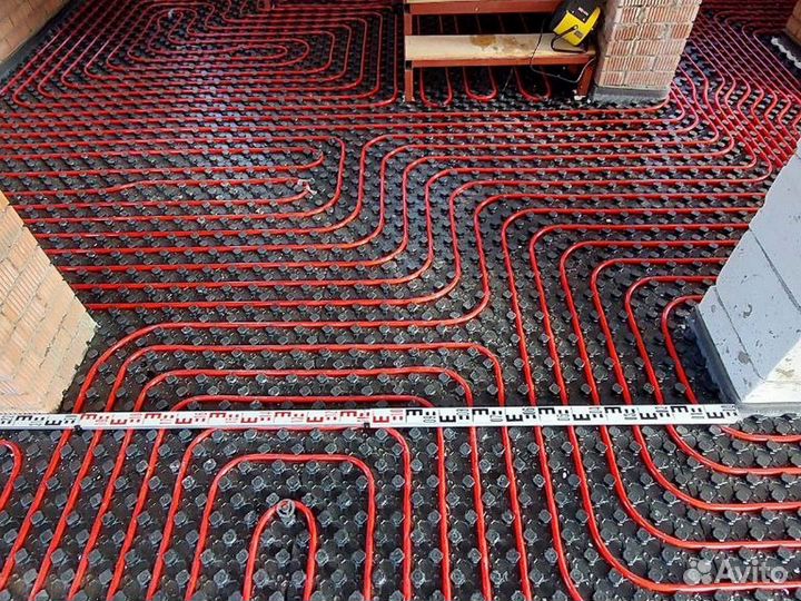 Монтаж теплого пола