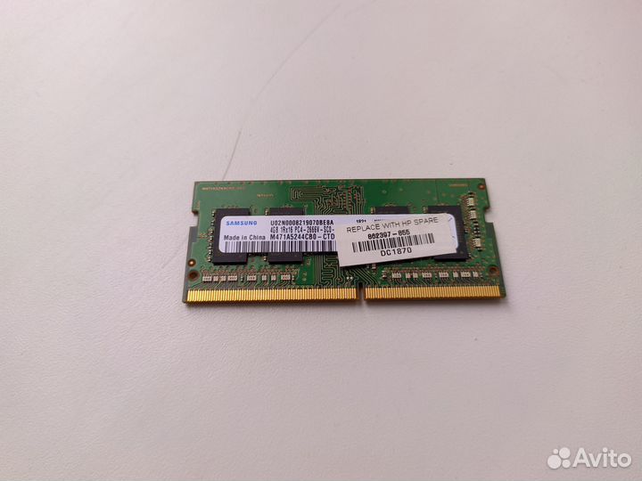 Оперативная память samsung 4gb 1Rx16 PC4-2666V