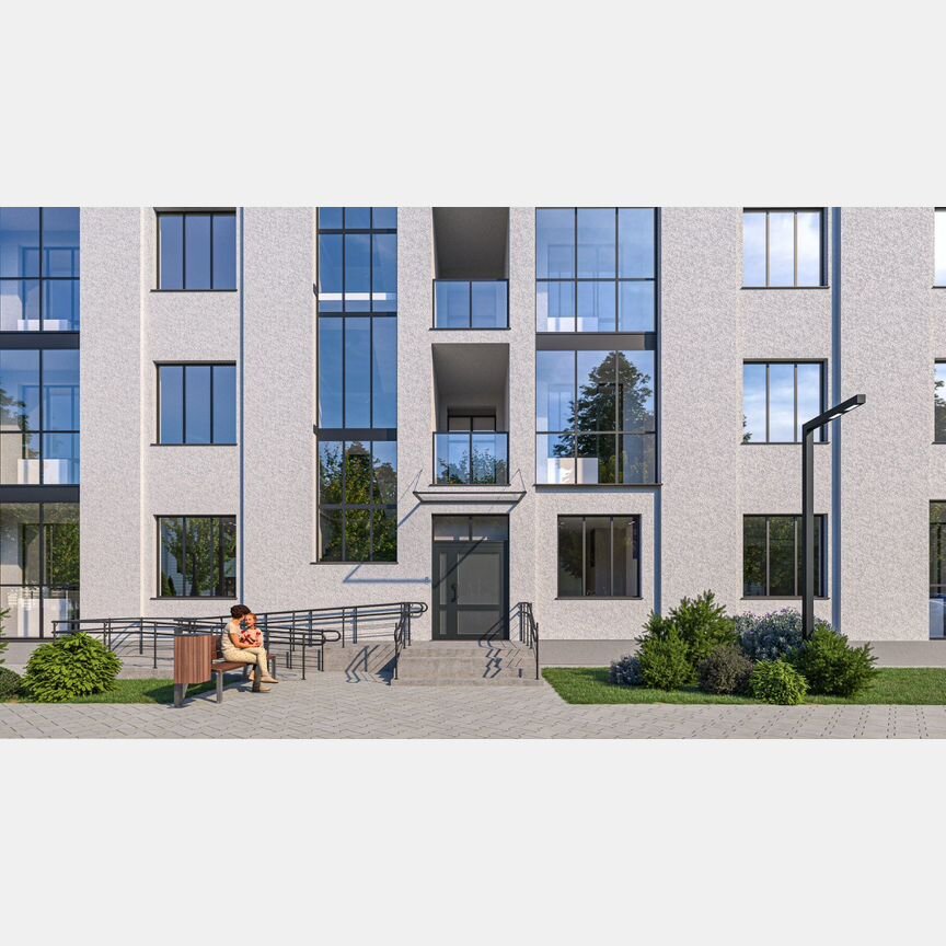 2-к. квартира, 39 м², 1/4 эт.