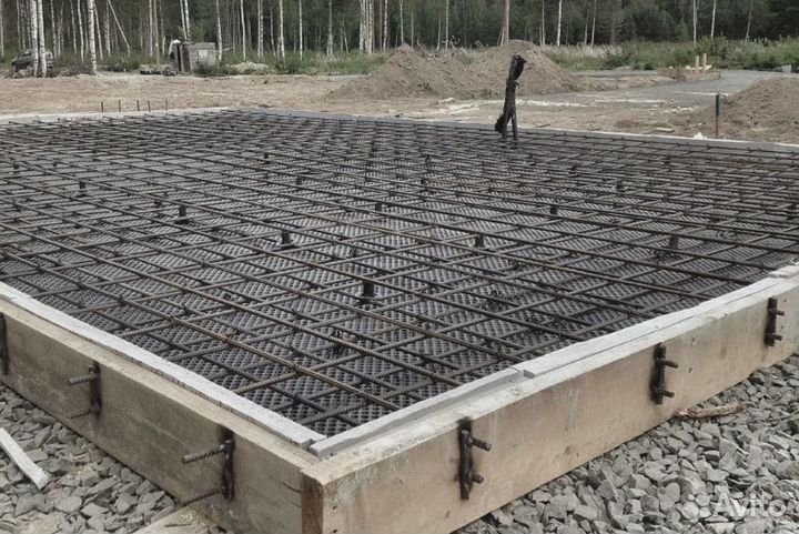 Фундамент, бетонные работы, заливка бетона