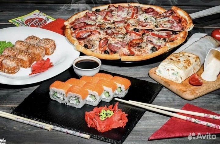 Пиццepия /дocтaвka cyши и пиццы