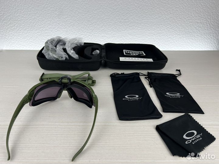 Очки тактические Alpha 2в1 (3 линзы в комплекте)