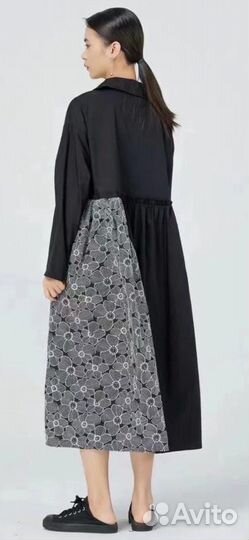 Красивое платье,хлопок,кружева,46/52